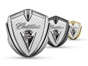 Cadillac Emblem Metall Abzeichen Tuning Look Glänzend Detail